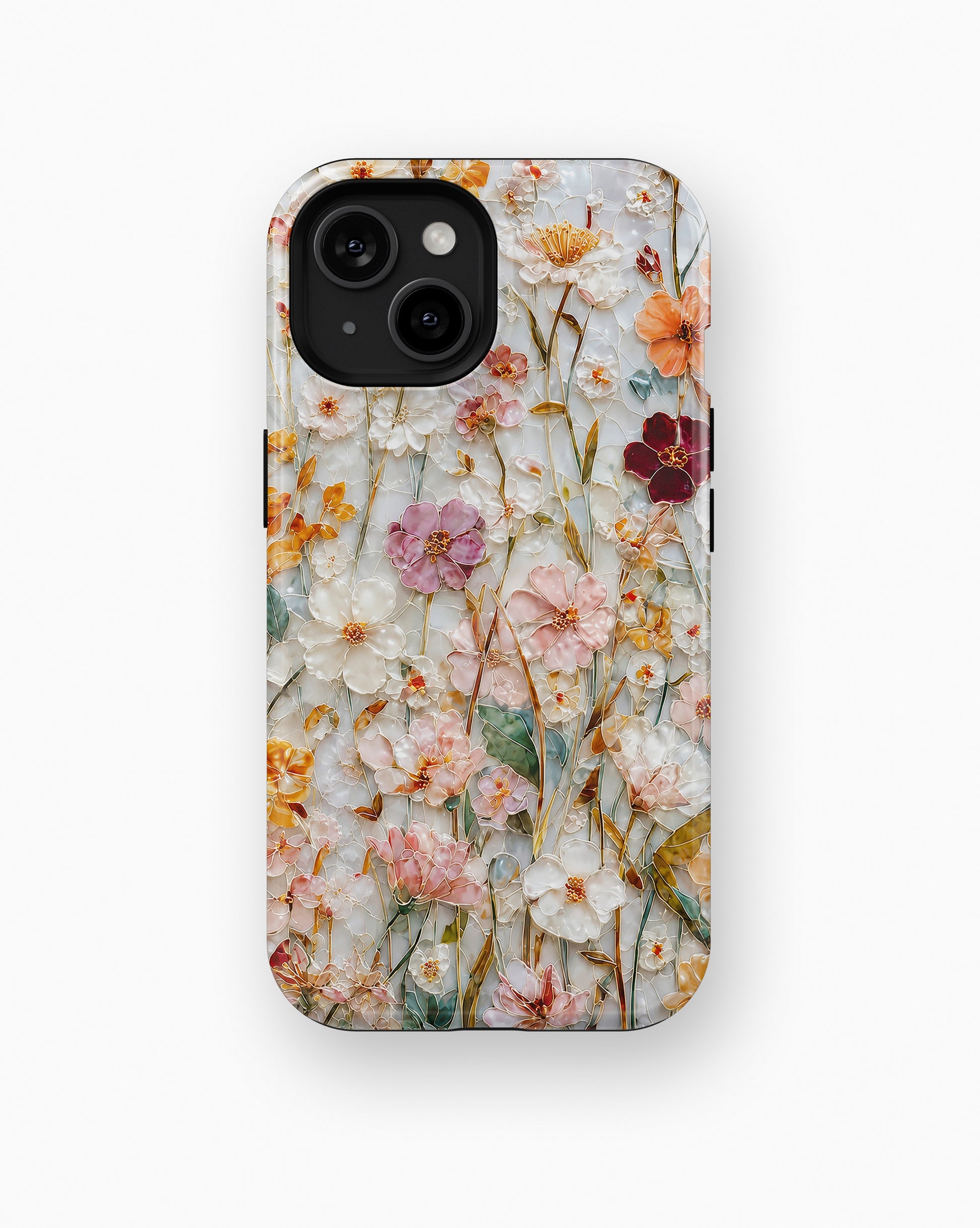 Pressed Blossom Wildflower MagSafe iPhone Tough Case product image for iPhone standard and Plus models