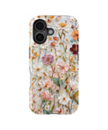 Pressed Blossom Wildflower MagSafe iPhone Tough Case product image for iPhone 17, iPhone 16, and iPhone 16 Plus