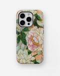 Soft Pink Peony Floral MagSafe iPhone Tough Case product image for iPhone Pro models