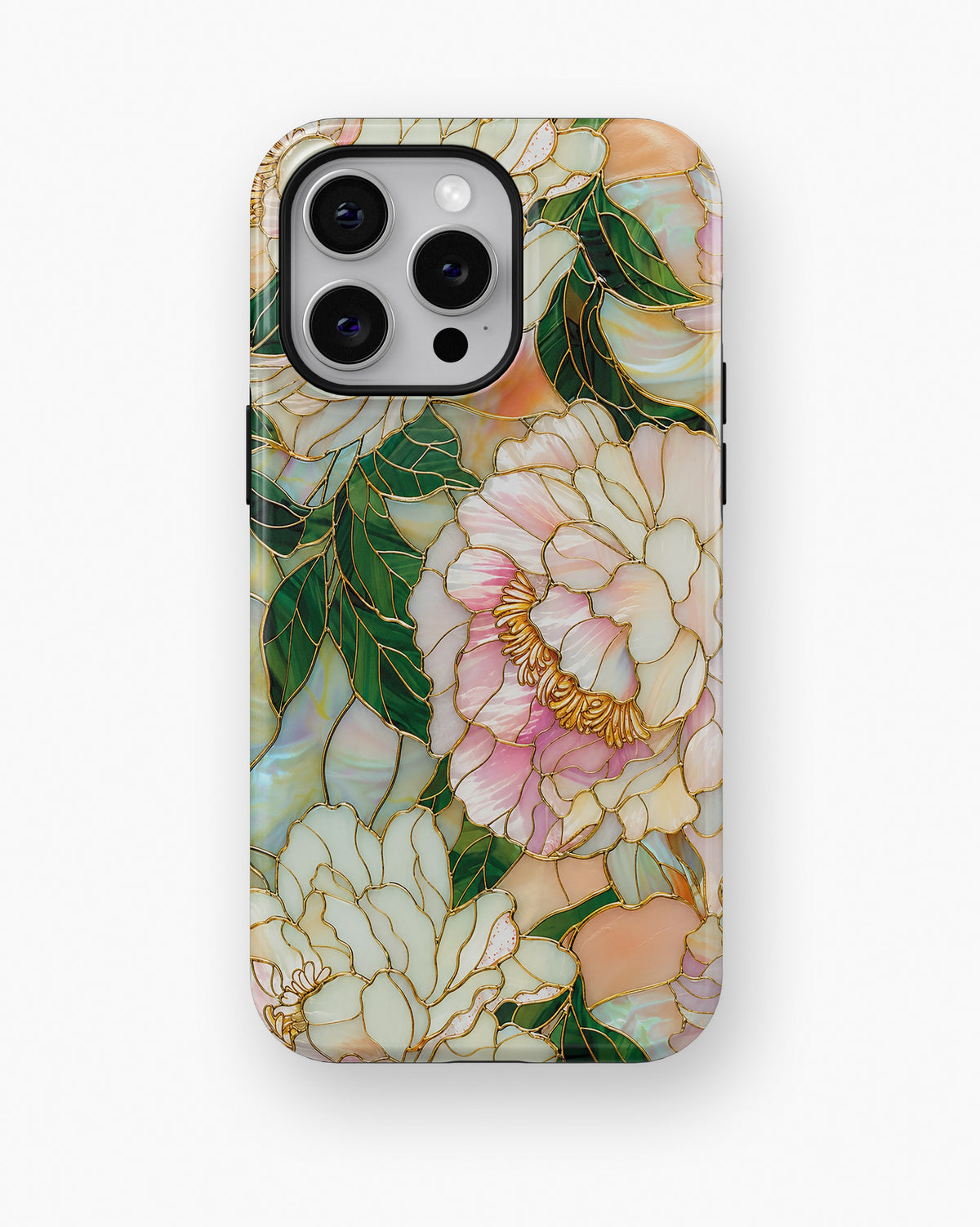 Soft Pink Peony Floral MagSafe iPhone Tough Case product image for iPhone Pro Max models
