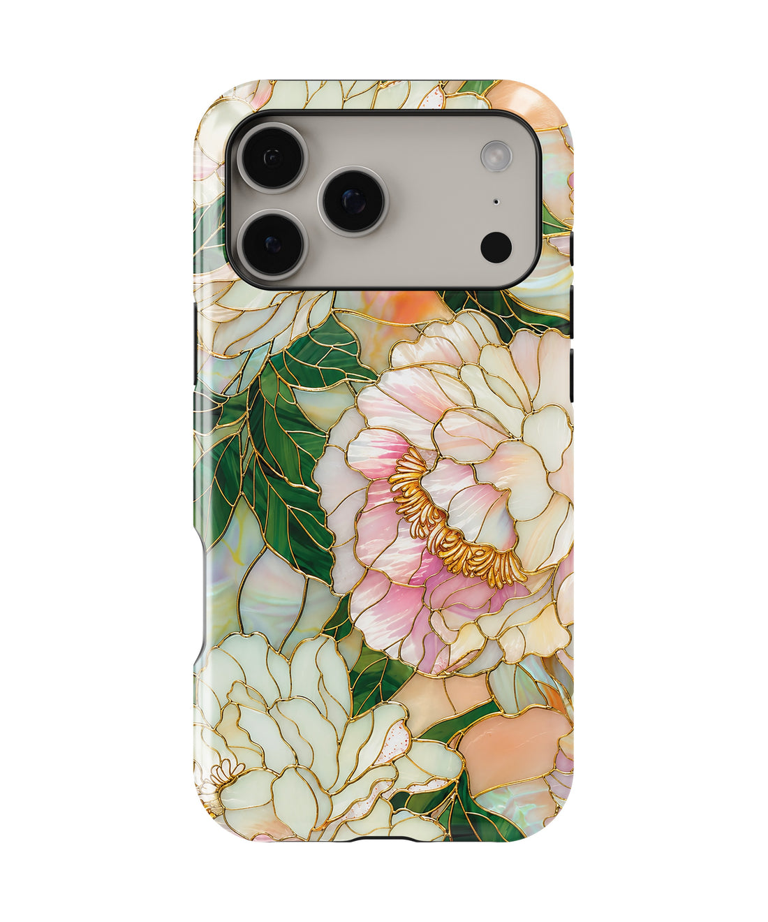 Soft Pink Peony Floral MagSafe iPhone Tough Case product image for iPhone 17 Pro Max