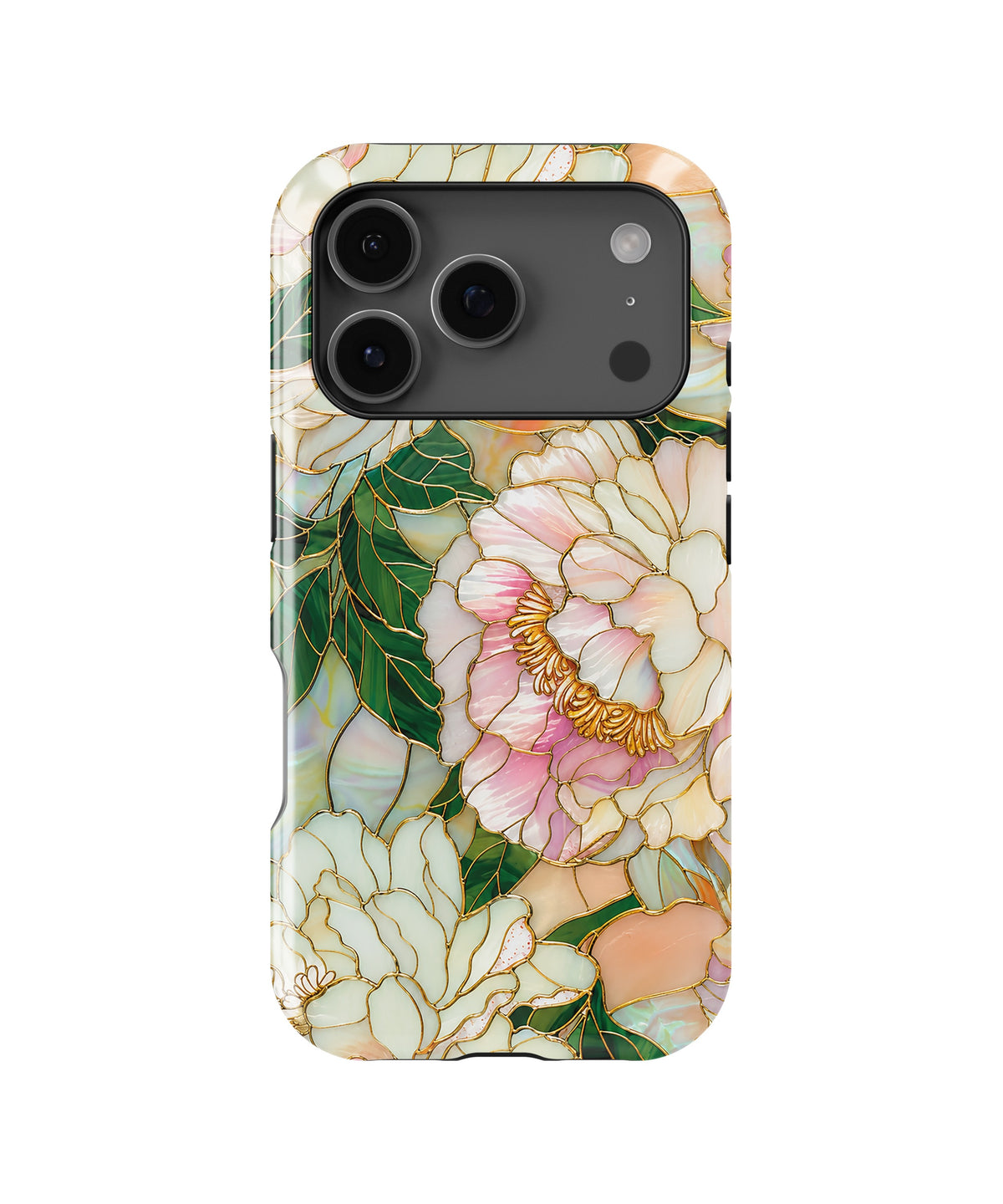 Soft Pink Peony Floral MagSafe iPhone Tough Case product image for iPhone 17 Pro