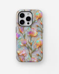 Iridescent Pastel Floral MagSafe iPhone Tough Case product image for iPhone Pro models