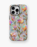 Iridescent Pastel Floral MagSafe iPhone Tough Case product image for iPhone Pro Max models