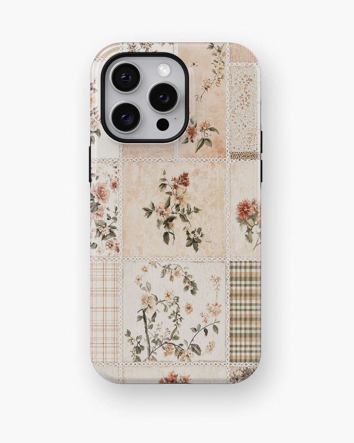 Vintage Floral Patchwork MagSafe iPhone Tough Case product image for iPhone Pro Max models