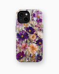 Purple Pansy Floral MagSafe iPhone Tough Case product image for iPhone standard and Plus models