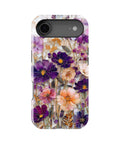 Purple Pansy Floral MagSafe iPhone Tough Case product image for iPhone 17 Air