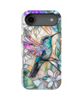 Stained Glass Hummingbird Floral MagSafe iPhone Tough Case product image for iPhone 17 Air