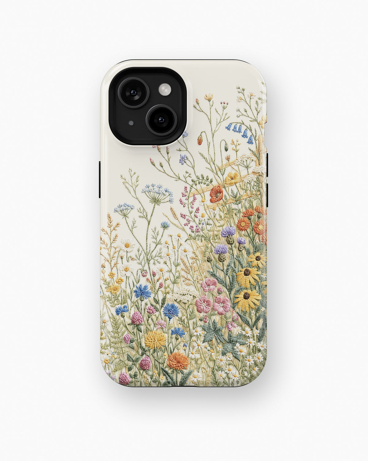Light Pastel Floral Botanical MagSafe iPhone Tough Case product image for iPhone standard and Plus models