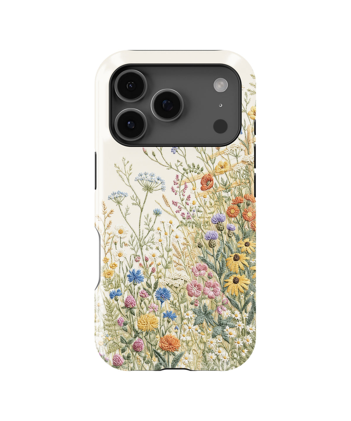 Light Pastel Floral Botanical MagSafe iPhone Tough Case product image for iPhone 17 Pro