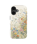 Light Pastel Floral Botanical MagSafe iPhone Tough Case product image for iPhone 17, iPhone 16, and iPhone 16 Plus
