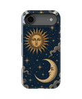 Vintage midnight blue sun and moon celestial MagSafe iPhone tough case for iPhone 17 Air