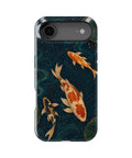 Japanese koi pond with dark blue water and gold ripples MagSafe iPhone tough case for iPhone 17 Air