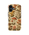 Vintage mushroom field guide woodland fungi MagSafe iPhone tough case for iPhone 17