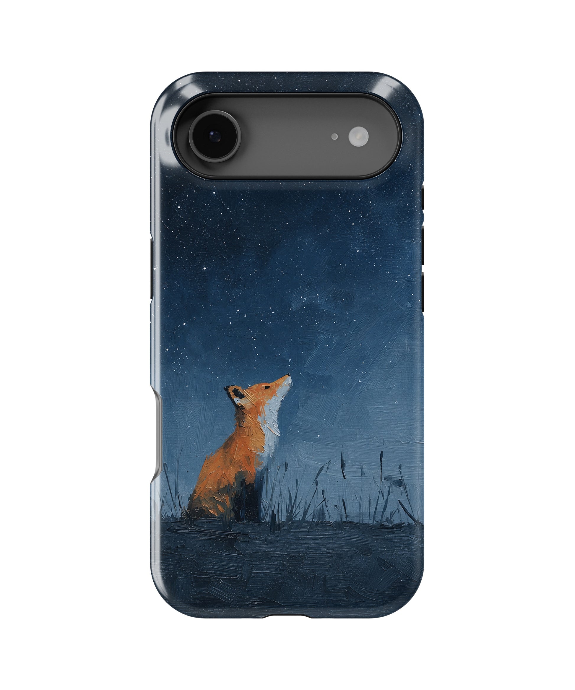 Starry night orange fox oil painting MagSafe iPhone tough case for iPhone 17 Air