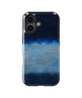 Midnight Navy Sky Blue Color Block MagSafe iPhone tough case for iPhone 17