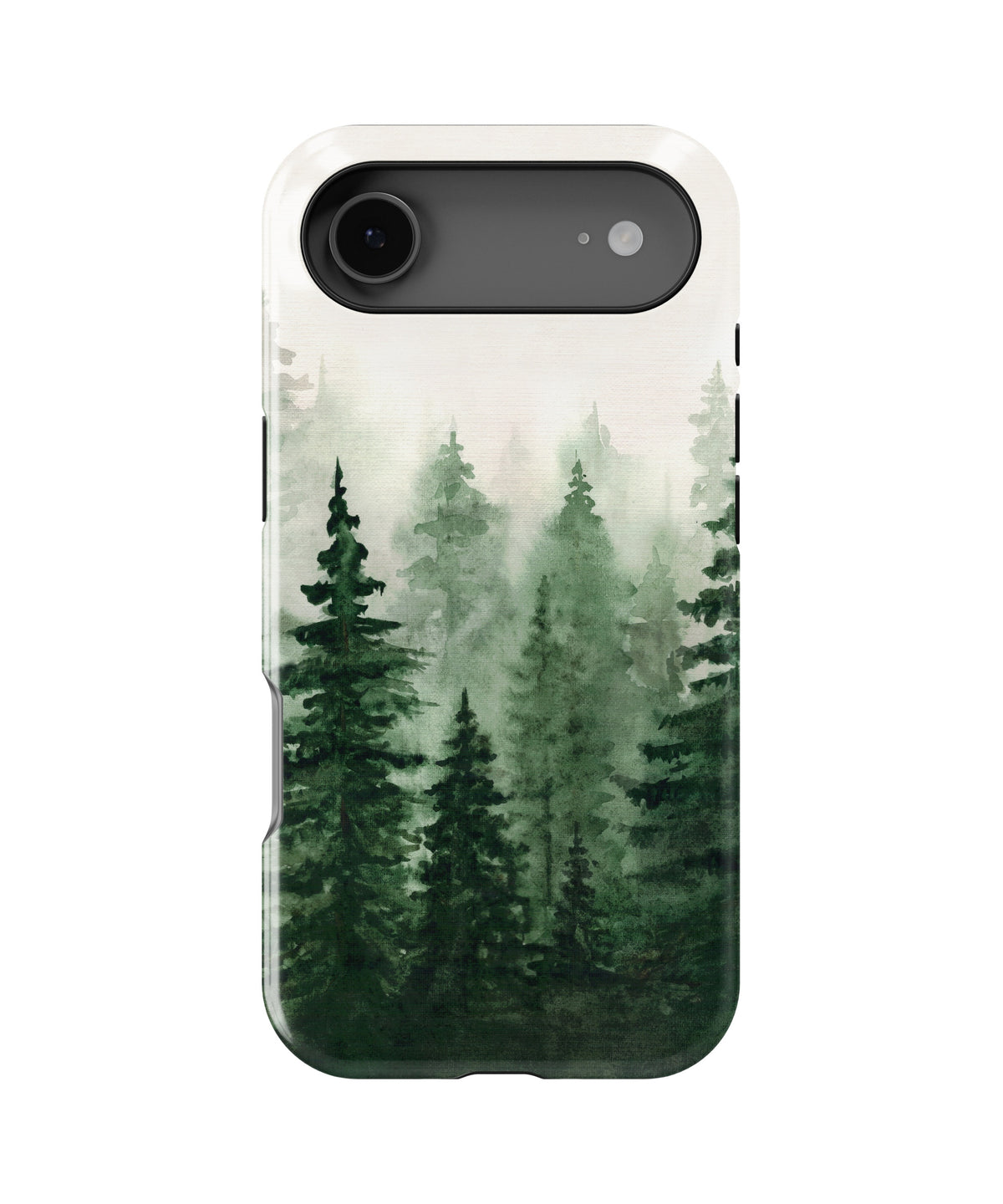 Green Watercolor Forest MagSafe iPhone Tough Case - i17AT p1