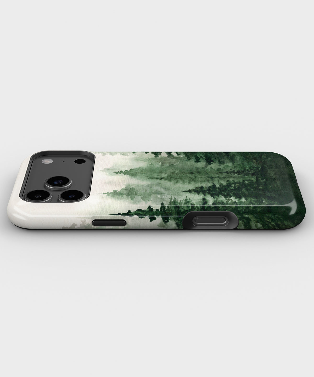Green Watercolor Forest MagSafe iPhone Tough Case - i17PMT p3