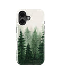 Green Watercolor Forest MagSafe iPhone Tough Case - i17T p1