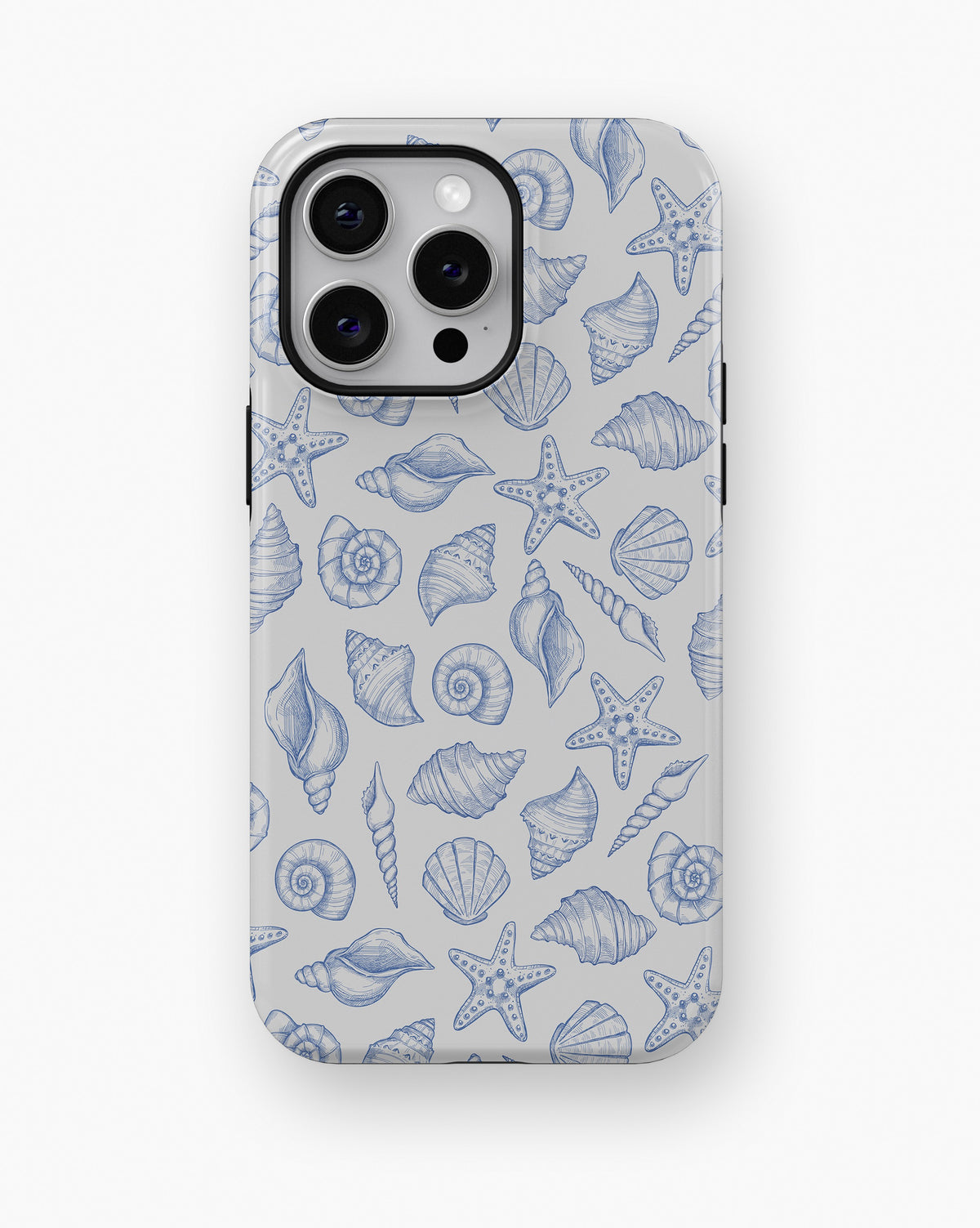 Blue Seashell Starfish MagSafe iPhone Tough Case - i15 pro max tough p1