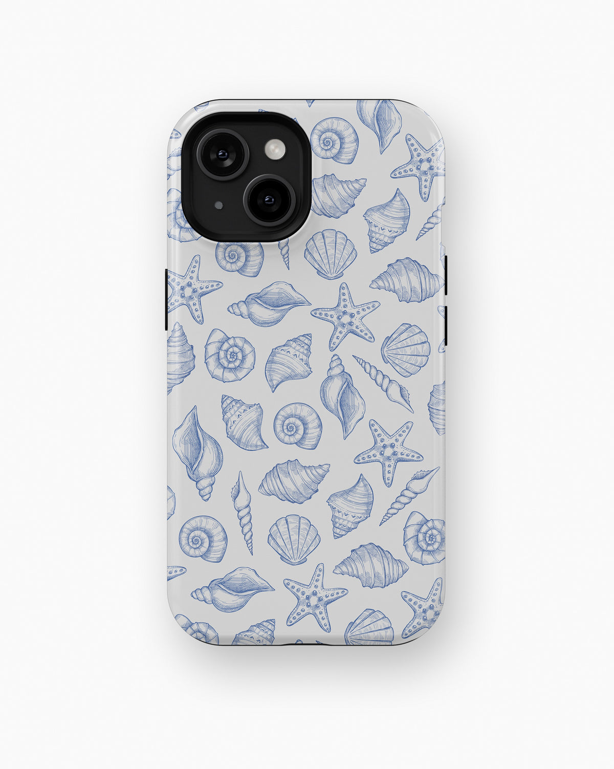 Blue Seashell Starfish MagSafe iPhone Tough Case - i15 tough p1