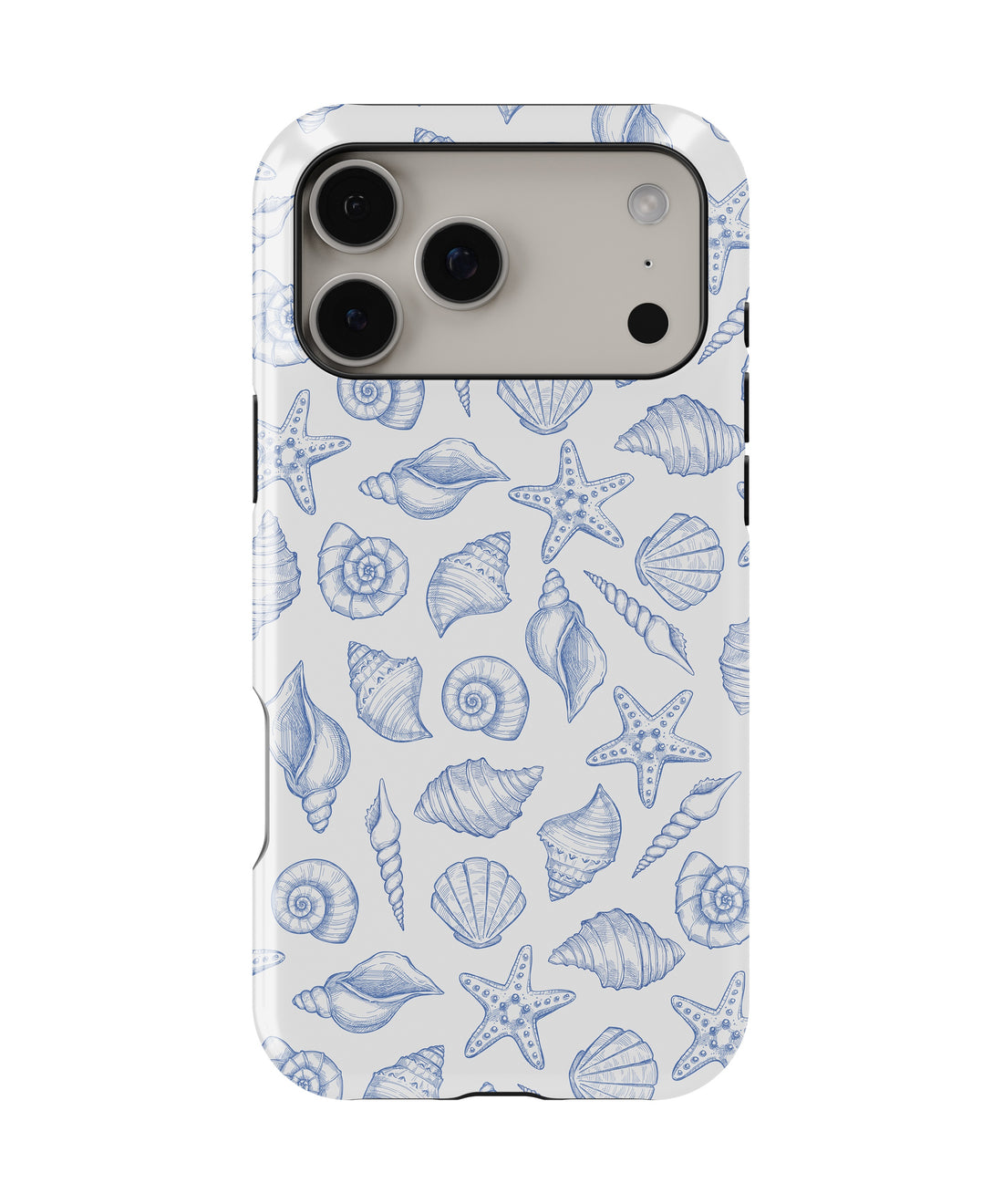 Blue Seashell Starfish MagSafe iPhone Tough Case - i17PMT p1