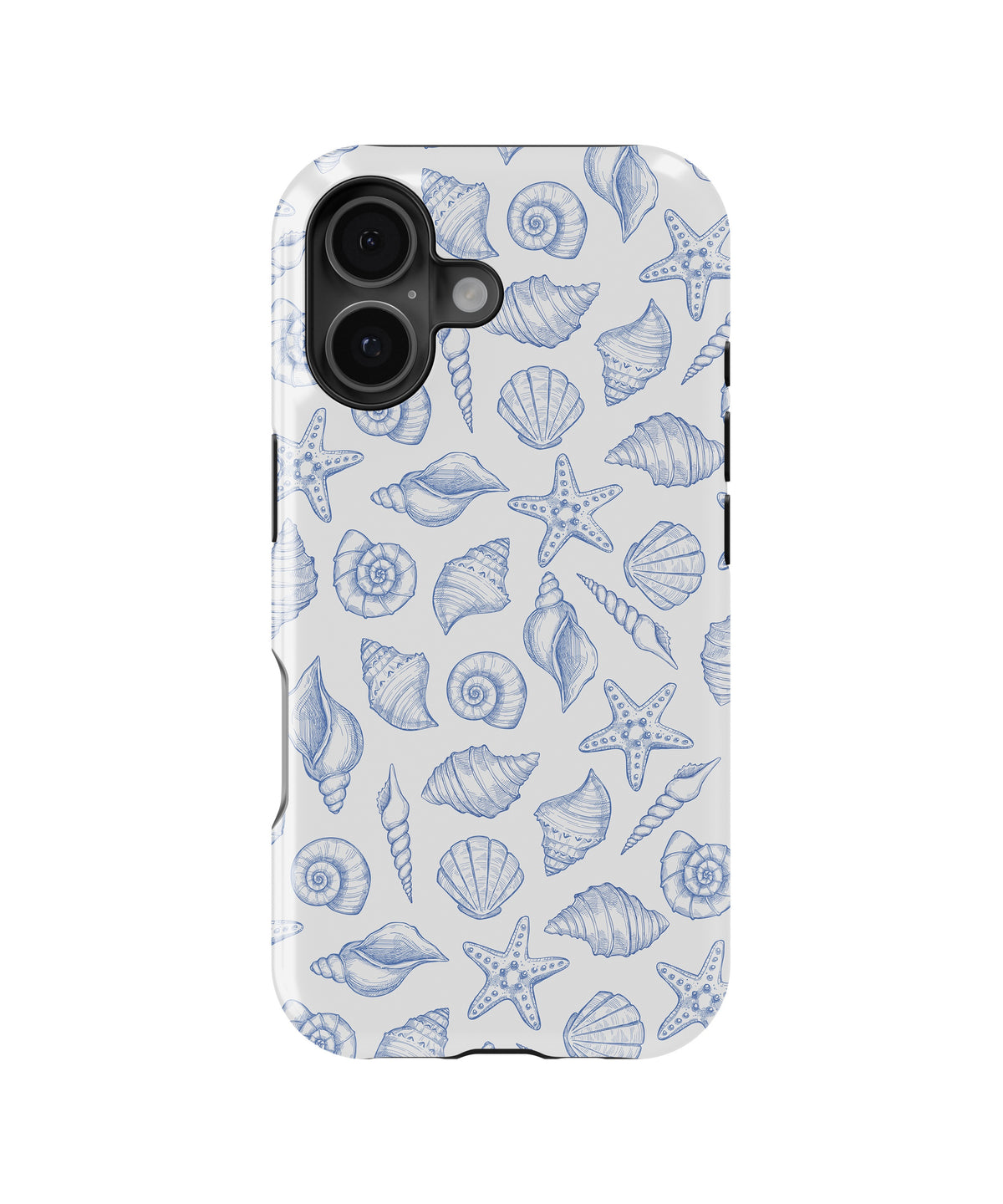Blue Seashell Starfish MagSafe iPhone Tough Case - i17T p1