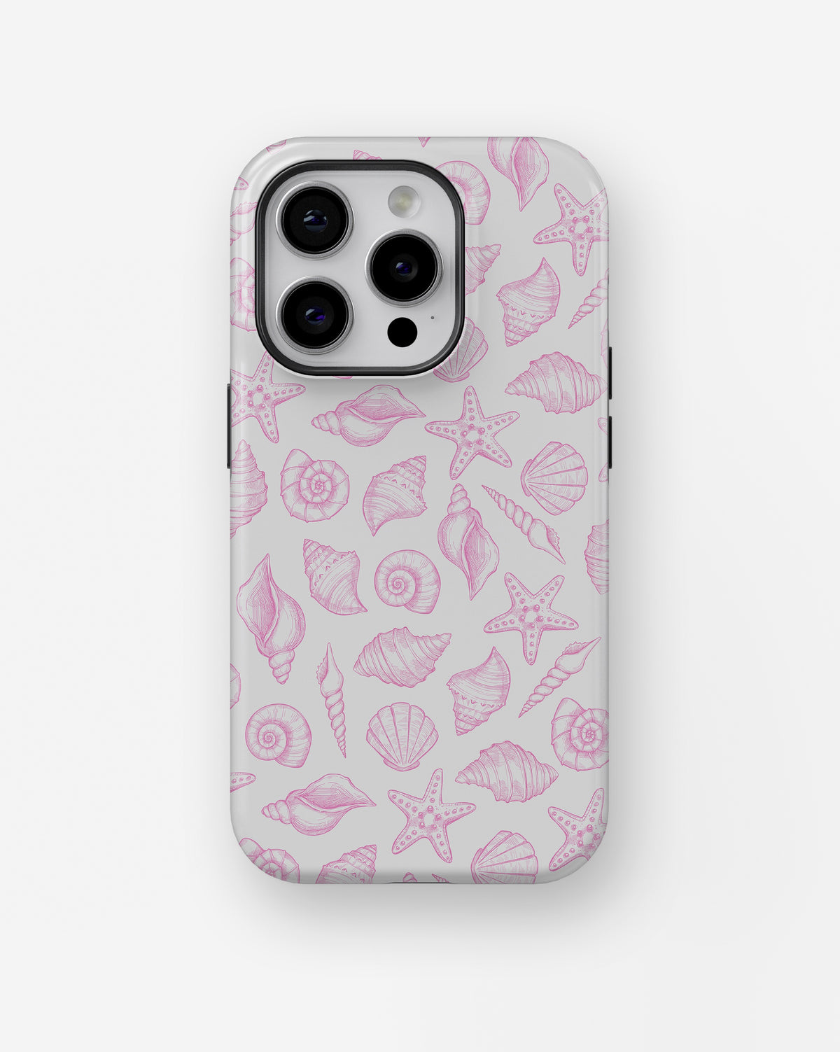 Pink Seashell Starfish MagSafe iPhone Tough Case - i15 pro tough p1