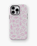 Pink Seashell Starfish MagSafe iPhone Tough Case - i15 pro max tough p1