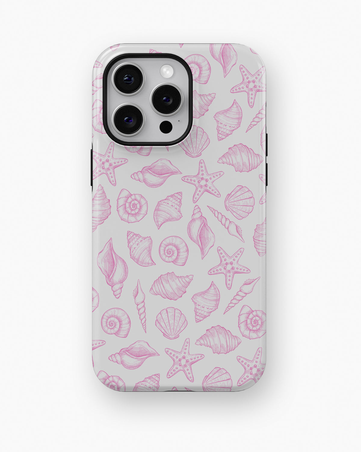 Pink Seashell Starfish MagSafe iPhone Tough Case - i15 pro max tough p1