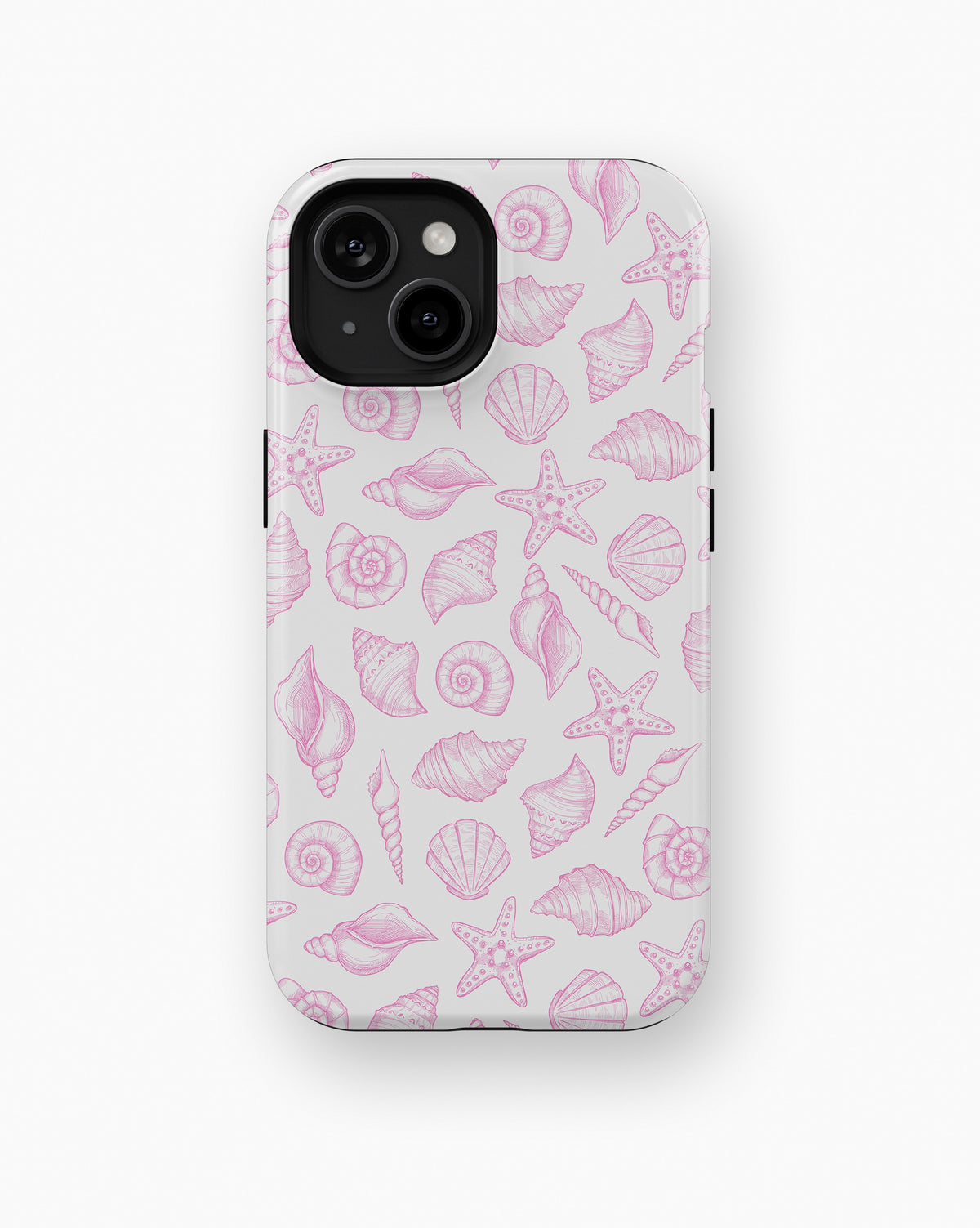 Pink Seashell Starfish MagSafe iPhone Tough Case - i15 tough p1