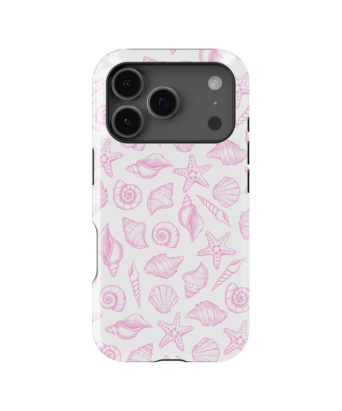 Pink Seashell Starfish MagSafe iPhone Tough Case - i17PT p1