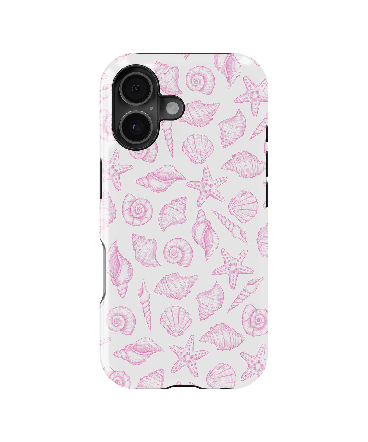 Pink Seashell Starfish MagSafe iPhone Tough Case - i17T p1