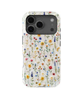 Embroidered Wildflower Meadow MagSafe iPhone Tough Case - i17PT p1