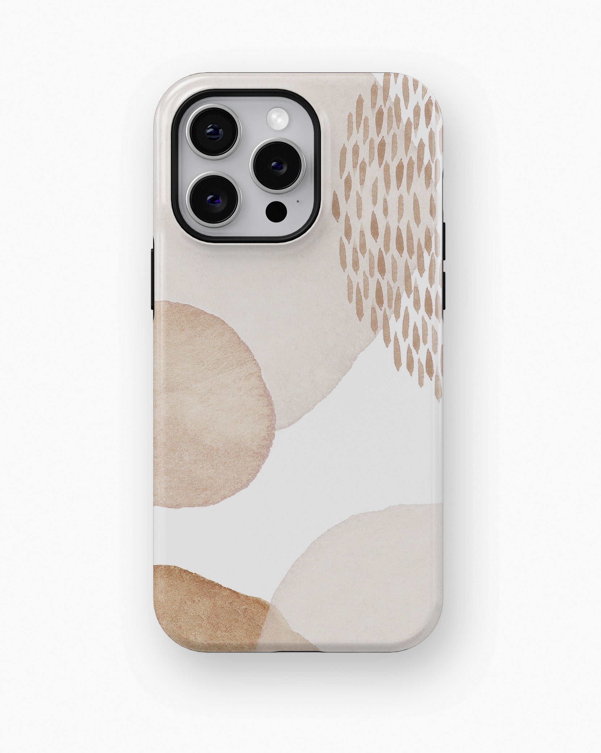 Neutral Abstract Organic Shapes MagSafe iPhone Tough Case - i15 pro max tough p1