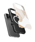 Neutral Abstract Organic Shapes MagSafe iPhone Tough Case - i17PMT p11