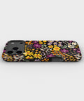 Black Retro Floral Garden MagSafe iPhone Tough Case - i17PMT p3