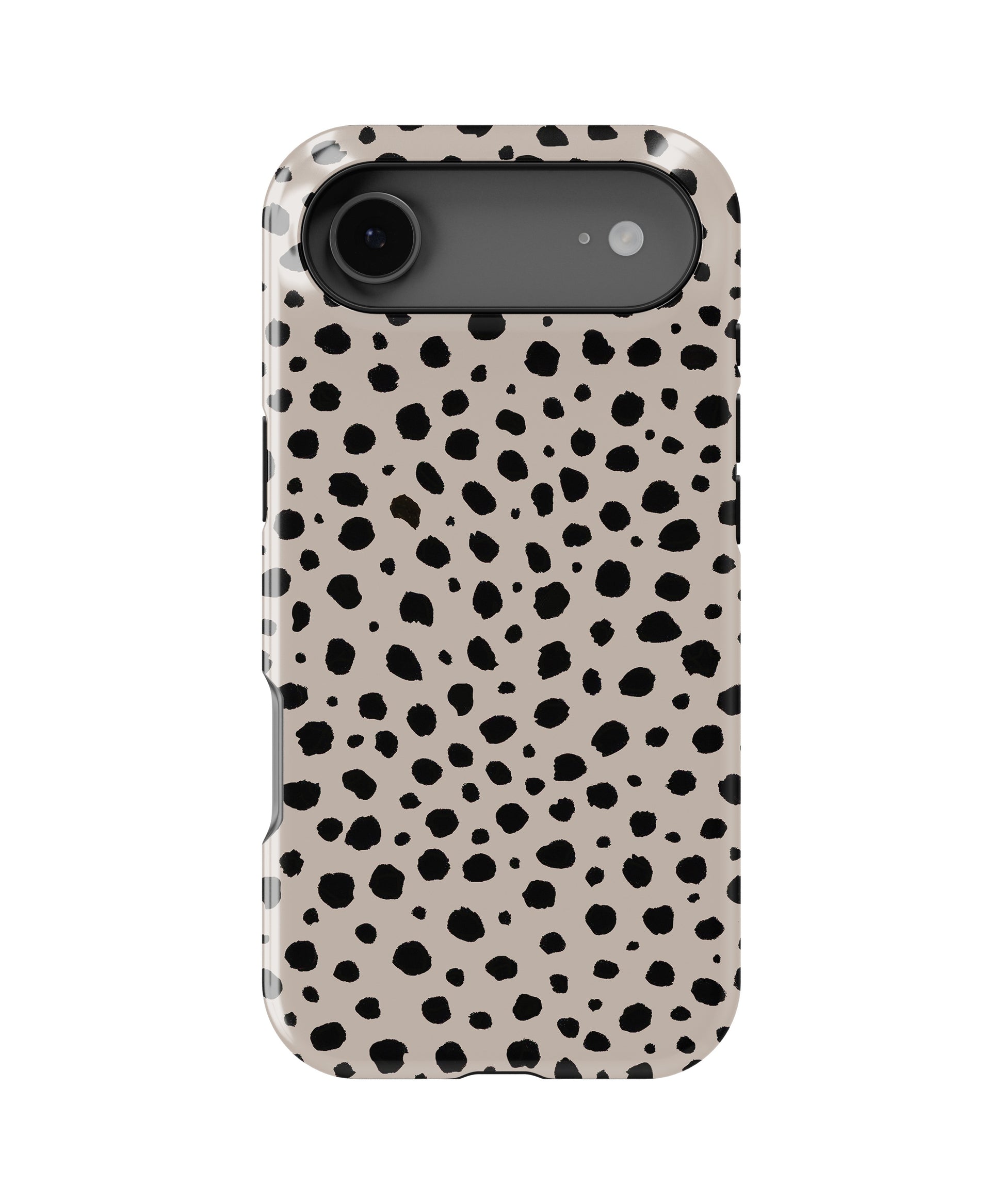Taupe Black Dalmatian Spot MagSafe iPhone Tough Case - i17AT p1