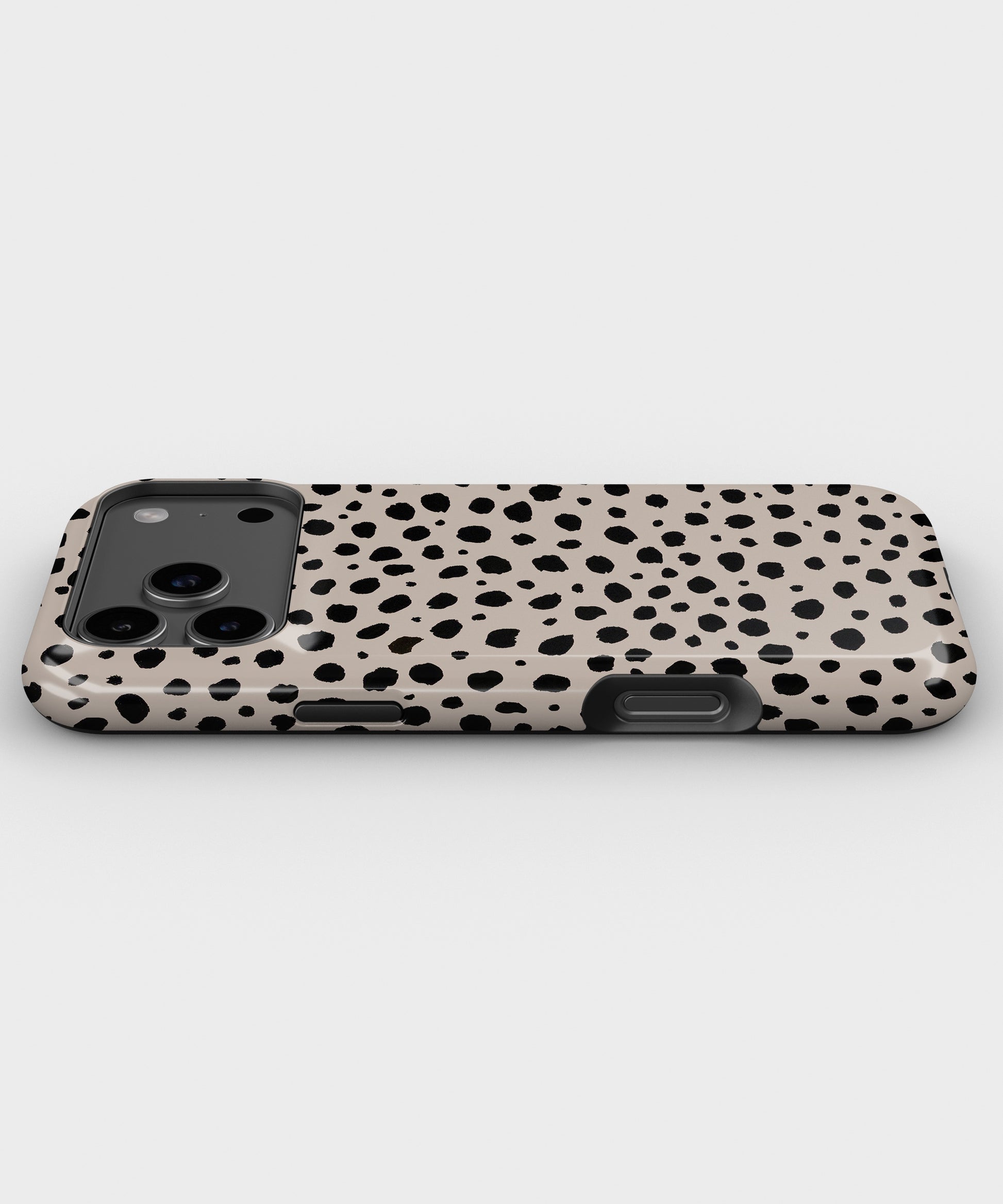 Taupe Black Dalmatian Spot MagSafe iPhone Tough Case - i17PMT p3