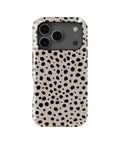Taupe Black Dalmatian Spot MagSafe iPhone Tough Case - i17PT p1
