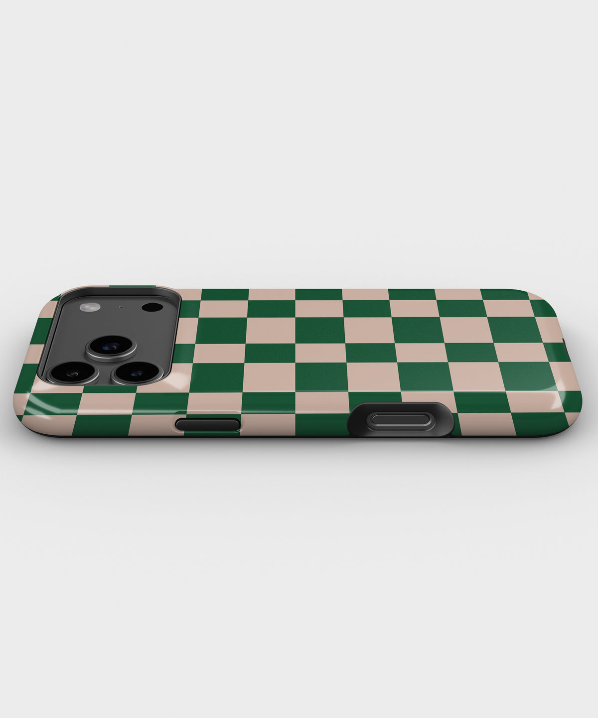 Green Beige Checkerboard MagSafe iPhone Tough Case - i17PMT p3