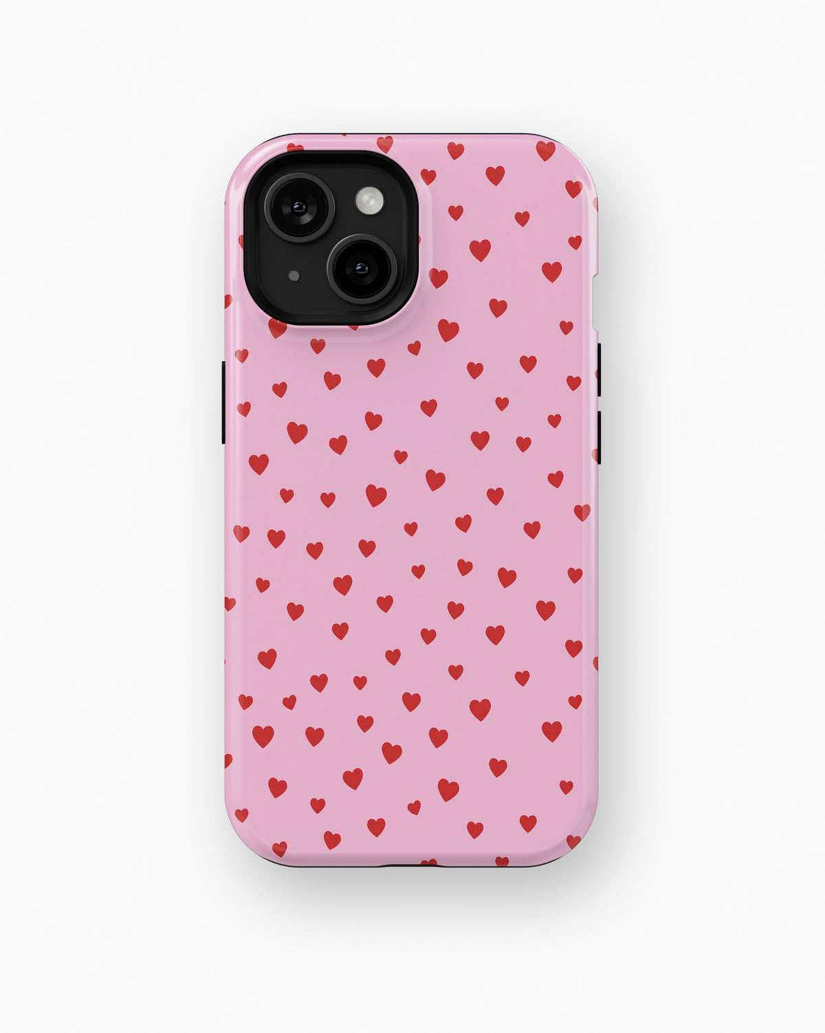 Pink Red Heart Pattern MagSafe iPhone Tough Case - i15 tough p1