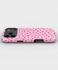 Pink Red Heart Pattern MagSafe iPhone Tough Case - i17PMT p3