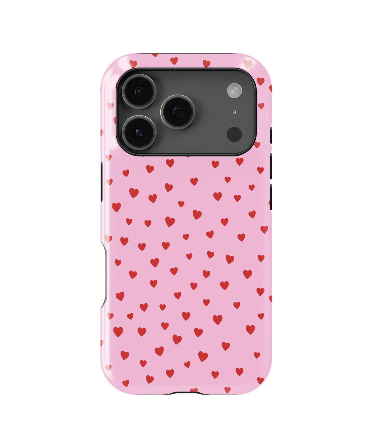 Pink Red Heart Pattern MagSafe iPhone Tough Case - i17PT p1