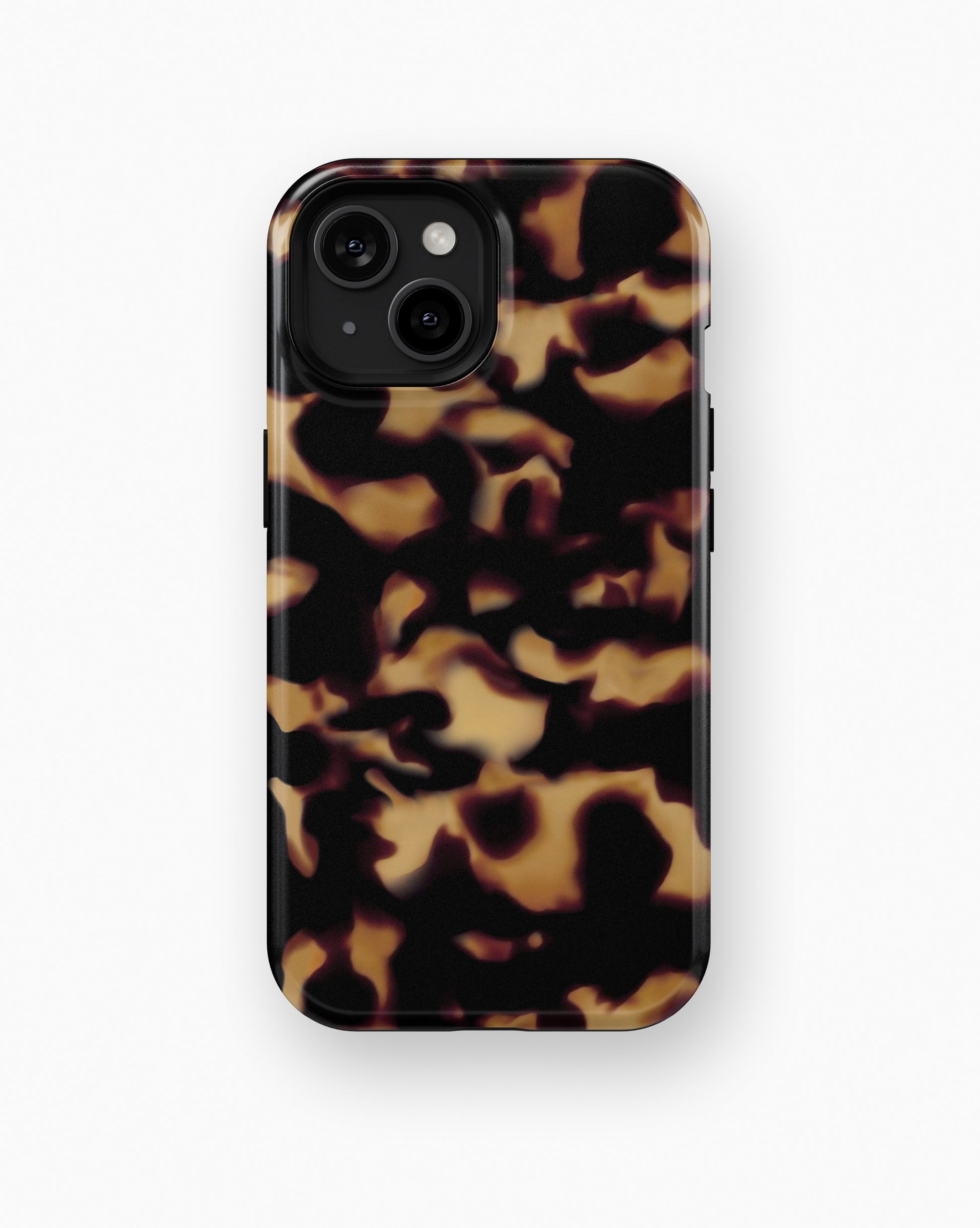 Amber Black Tortoise Shell MagSafe iPhone Tough Case - i15 tough p1