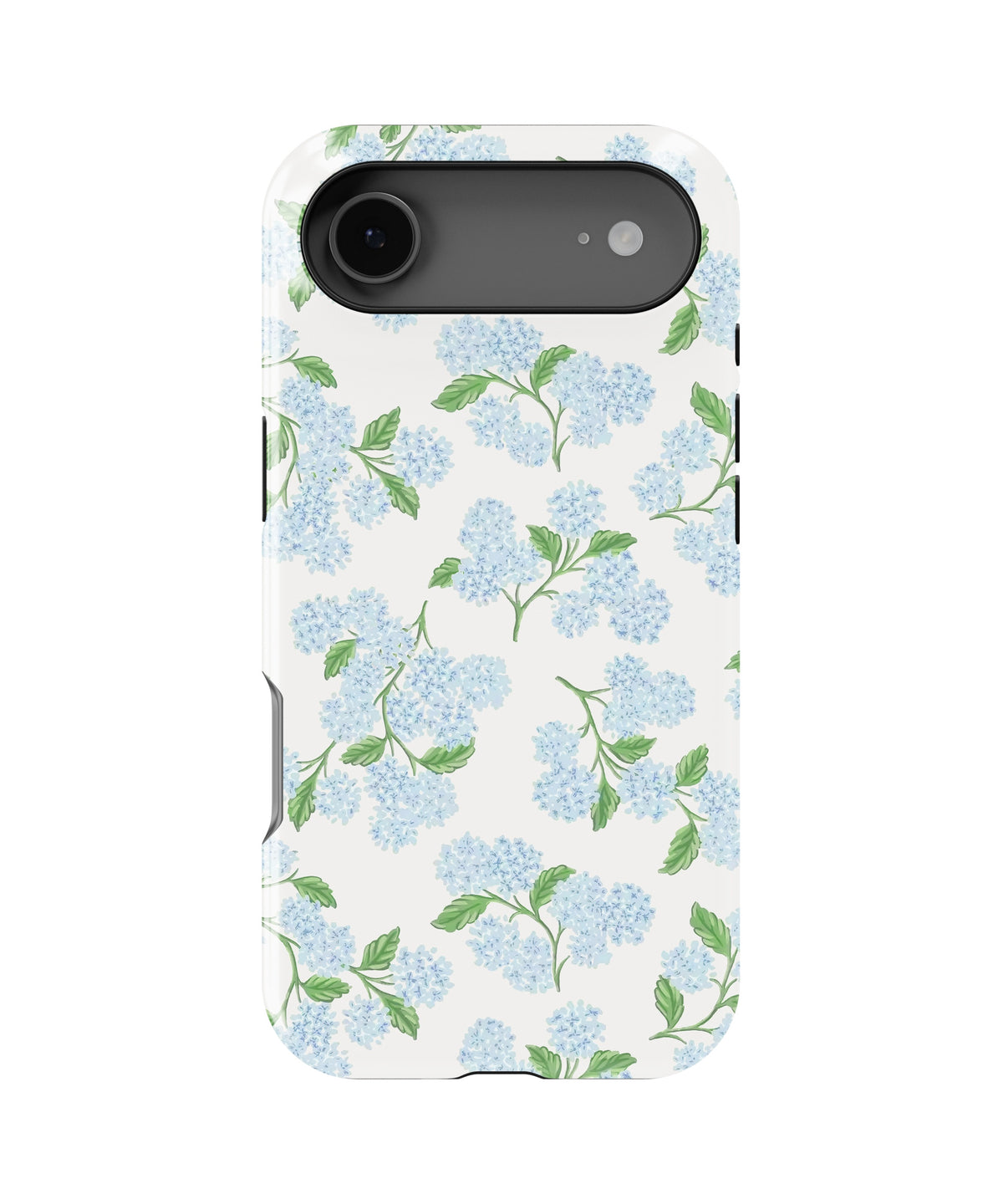 Blue Hydrangea Floral MagSafe iPhone Tough Case - i17AT p1