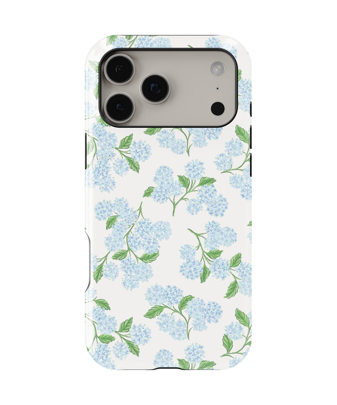 Blue Hydrangea Floral MagSafe iPhone Tough Case - i17PMT p1