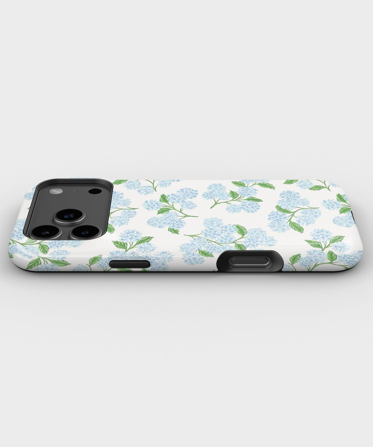 Blue Hydrangea Floral MagSafe iPhone Tough Case - i17PMT p3