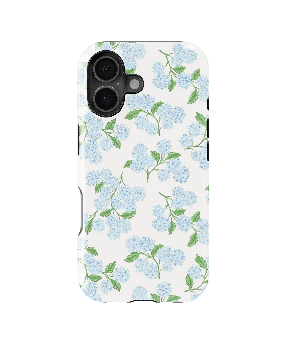 Blue Hydrangea Floral MagSafe iPhone Tough Case - i17T p1