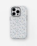 Blue Vintage Floral Vine MagSafe iPhone Tough Case - i15 pro tough p1